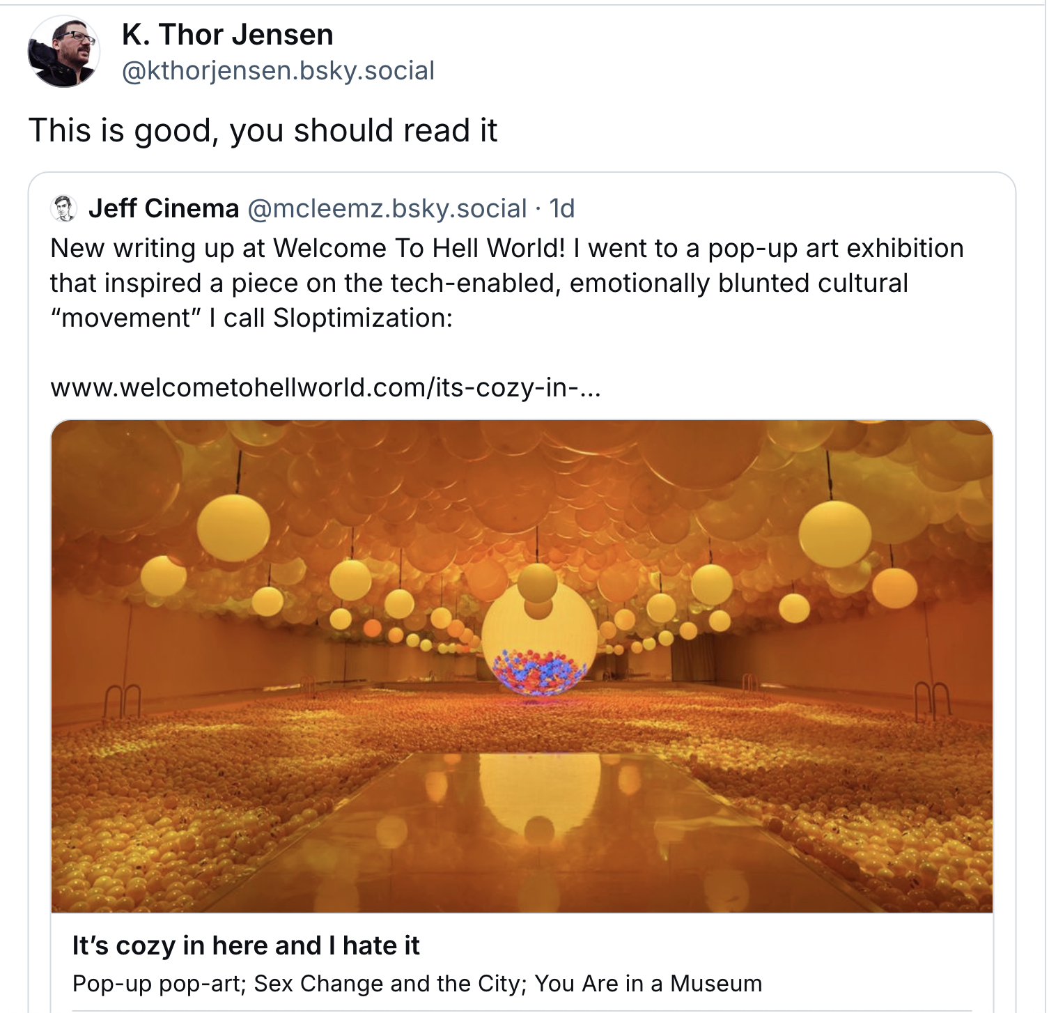 Life is a problem that can’t be solved