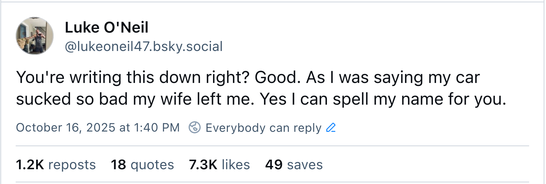 I cannot believe we're losing this badly to these people